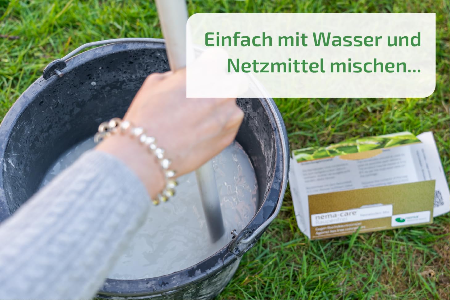 nema-care® Raupenfrei | Nematoden gegen Buchsbaumzünsler | 2 x 10 Mio Nematoden | e-nema