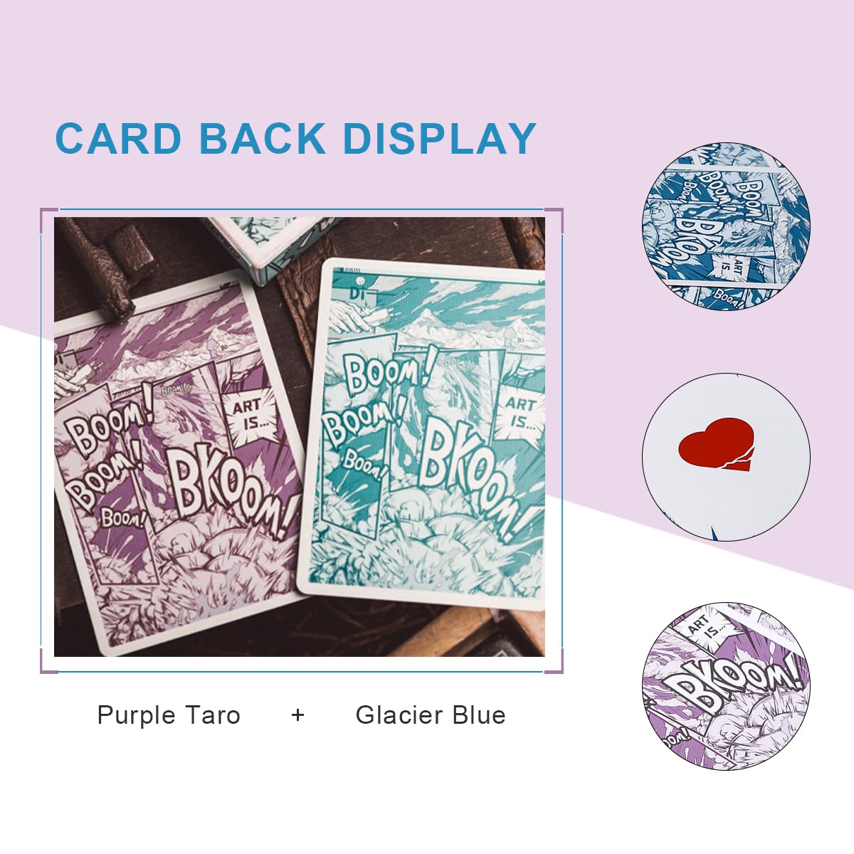 Amazon.com: 6 Pack Cardistry Playing Cards - Purple and Blue
