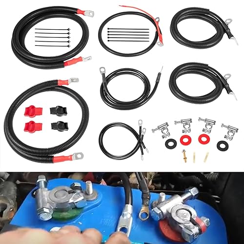 Yoursme Cables de batería Kit de cables para Dodge RAM Truck Gen 3 2003-2007 5.9L 24 válvulas Cummins Diesel Diesel