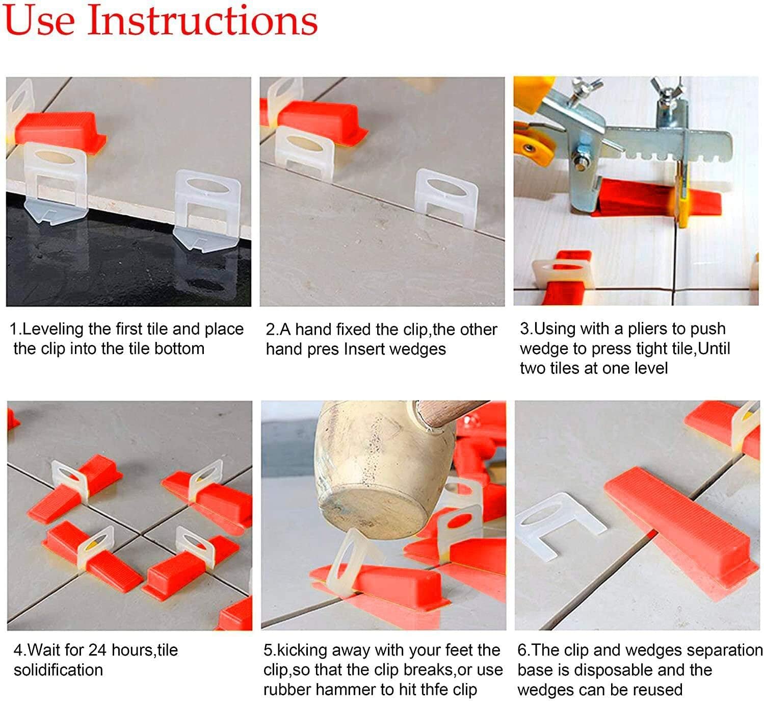 1.5mm tegel leveling clips LVLUP Tegelgereedschap Aanbieding