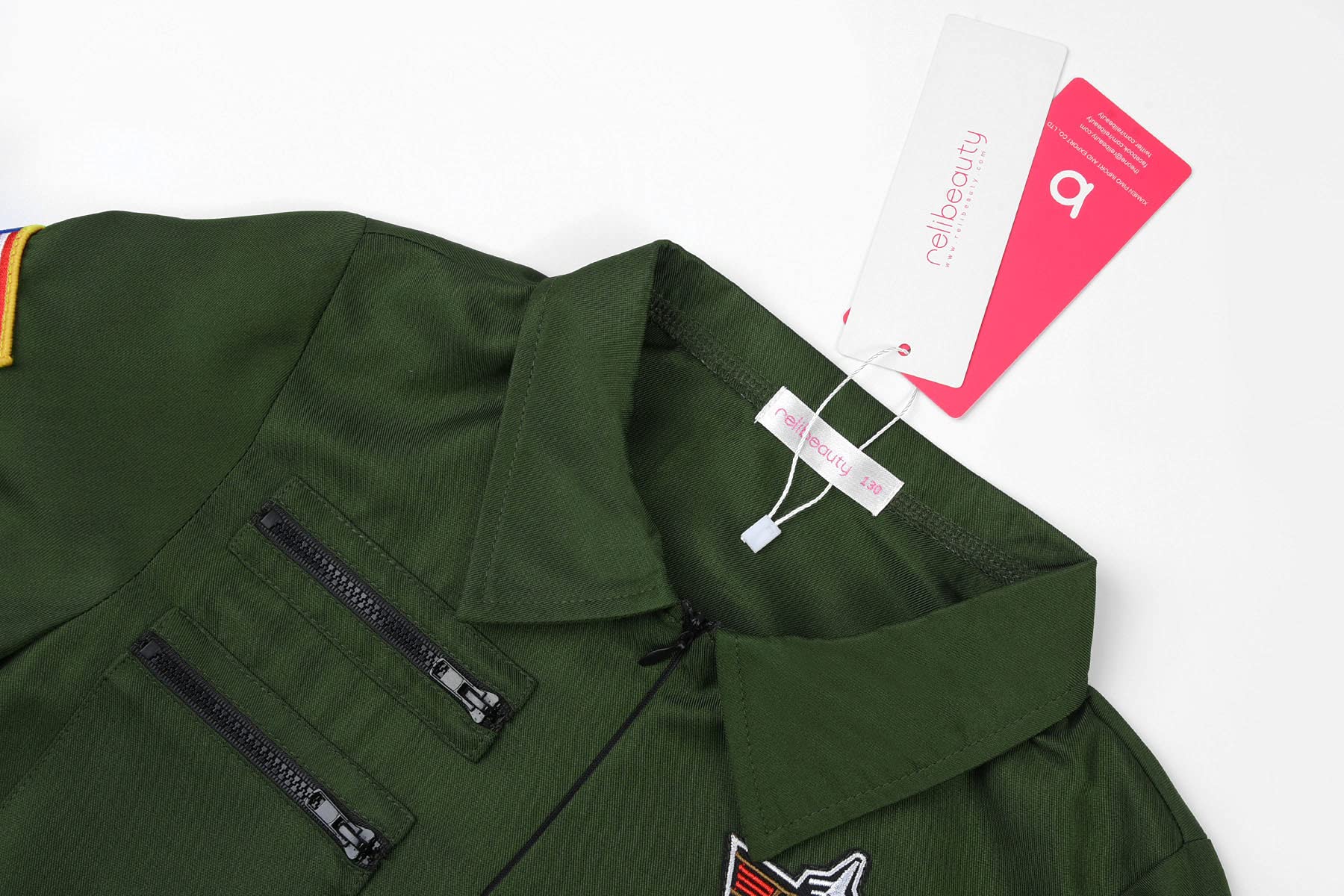 ReliBeauty Disfraz de Piloto Aviador para Niños Disfraz Militar Niños Carnaval con Accesorios