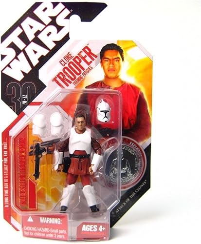 Star Wars Fatigas de entrenamiento de soldados clones con moneda de coleccionista exclusiva