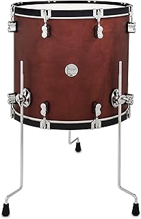 & Percussion Add-Ons PDP Concept Classic, 16x18, Ox Blood/Ebony Hoops Floor Tom (PDCC1618FTOE)