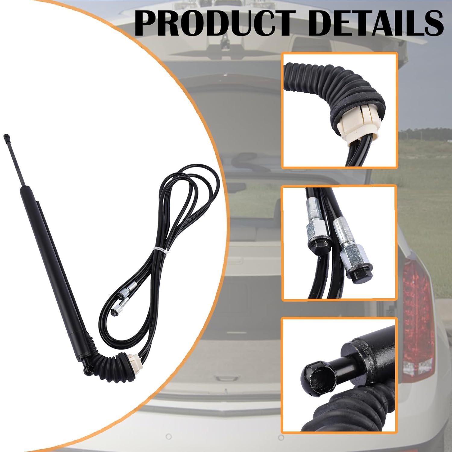 23429744 Rear Left Side Power Liftgate Actuator Fits for Cadi-llac SRX 2010-2016 Saab 9-4X 2011 Replaces 20928645