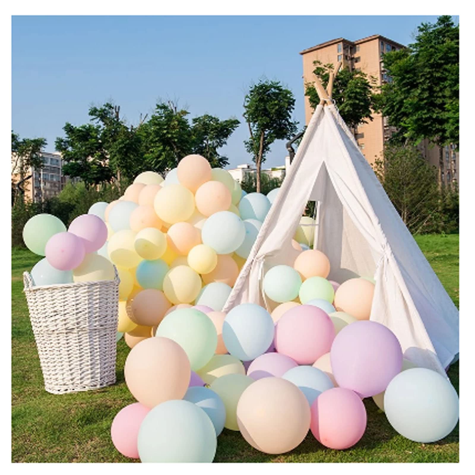 100 Stück Latex-Luftballons In Pastellfarben – Mix Für Hochzeit, Geburtstag & Babyparty, Heliumtauglich & Vielseitig Dekorierbar