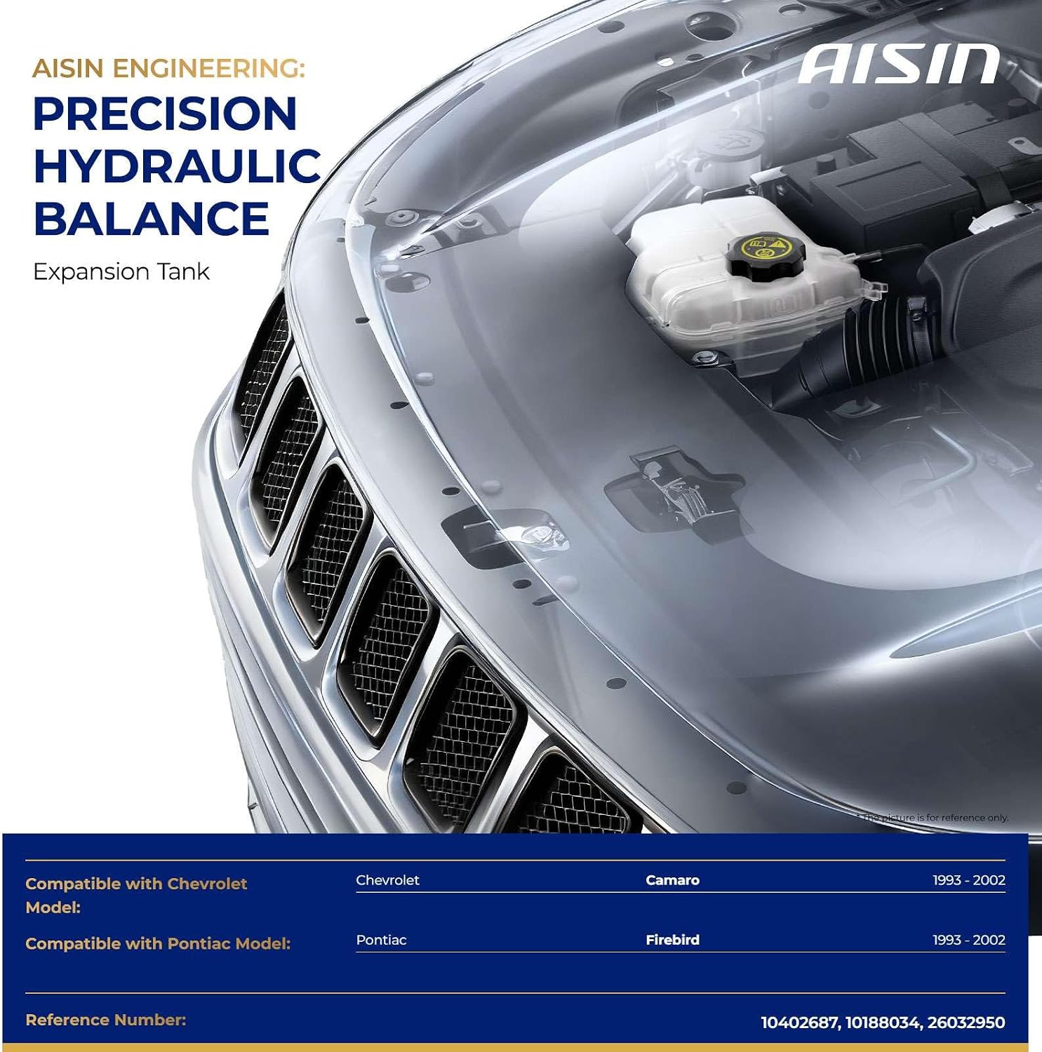 AISIN AFTERMARKET EXTGM-00039 Coolant Reservoir Expansion Tank with Cap