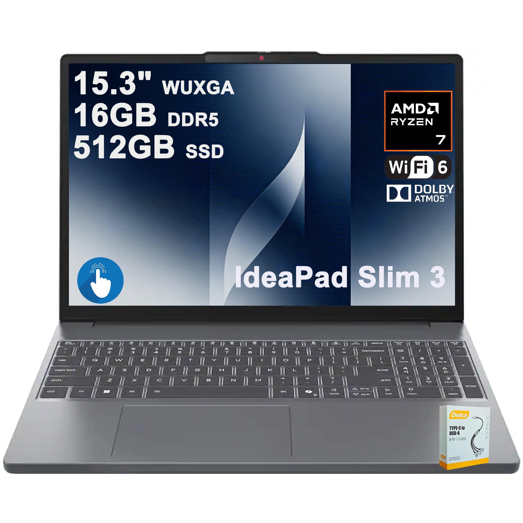 Amazon.com: Lenovo IdeaPad Slim 3 Business Laptop | 15.3