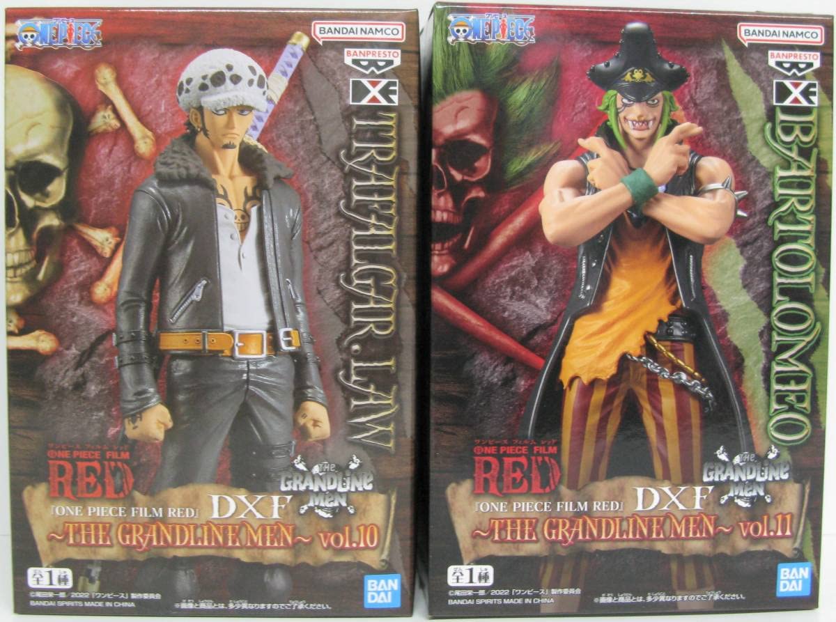 ONE PIECE ワンピース FILM RED  グラメン フィギュア Amazon.co.jp: トラファルガー ロー＆バルトロメオ 2種セット