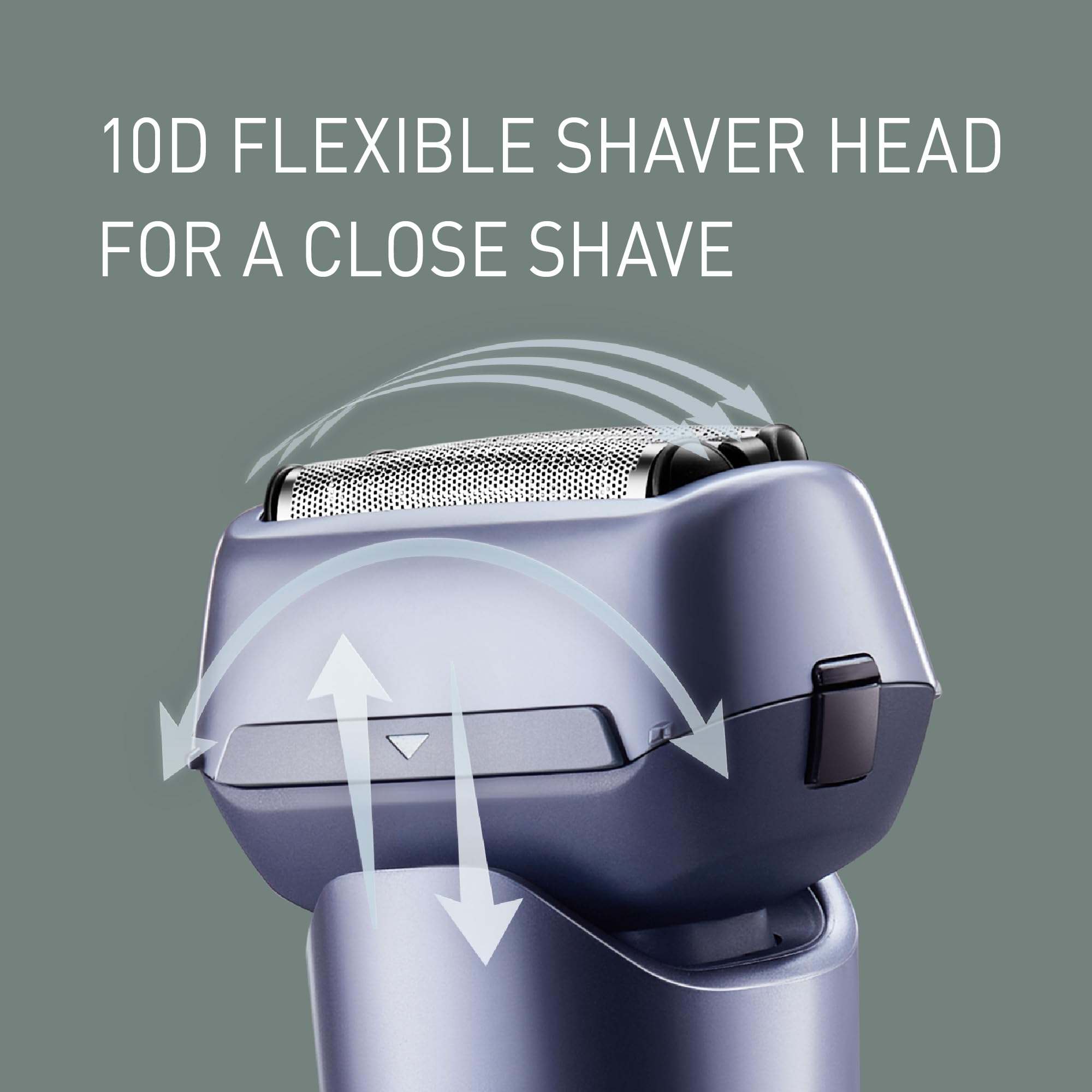 Panasonic Serie 500, ES-ERM3FV503 Serie 500 Rasoio Elettrico Ricaricabile a 3 Lame Wet & Dry, Acciaio Inox Giapponese, Testina Flessibile 10D, IPX7, Ricarica USB-C, Viola