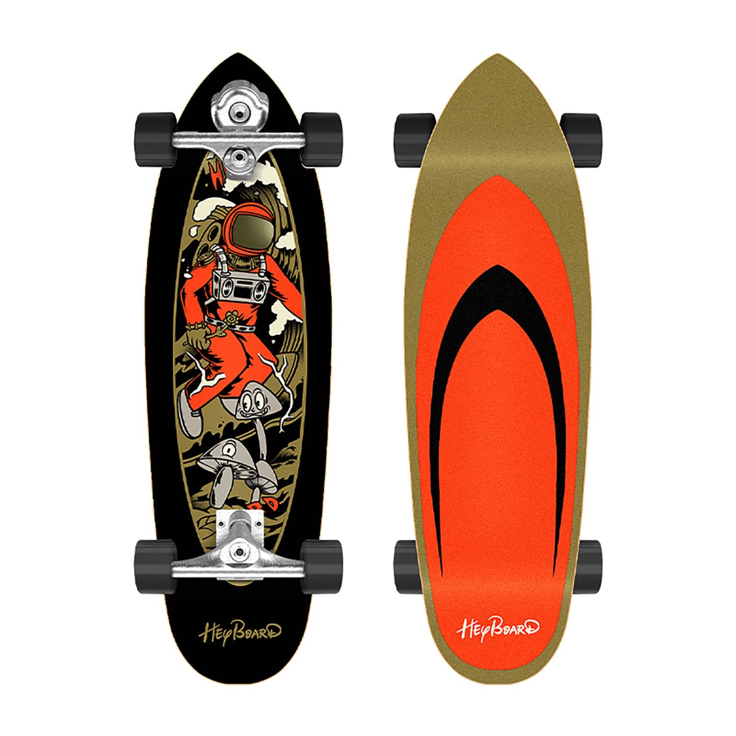 Surfskate Carver Skateboard para Carving Pumpping, 81 x 25 cm, madera de arce, monopatín completo, rodamientos ABEC-11, para jugadores avanzados
