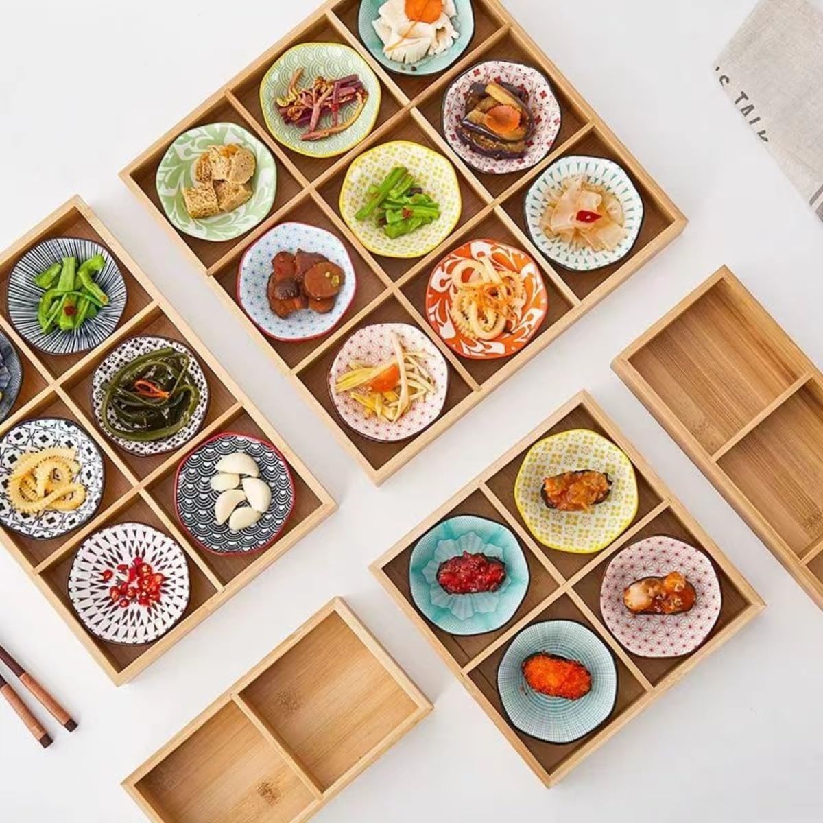 Amazon｜Conutoo 豆皿 小皿 セット 薬味皿 小鉢 小さめ 仕切りトレー
