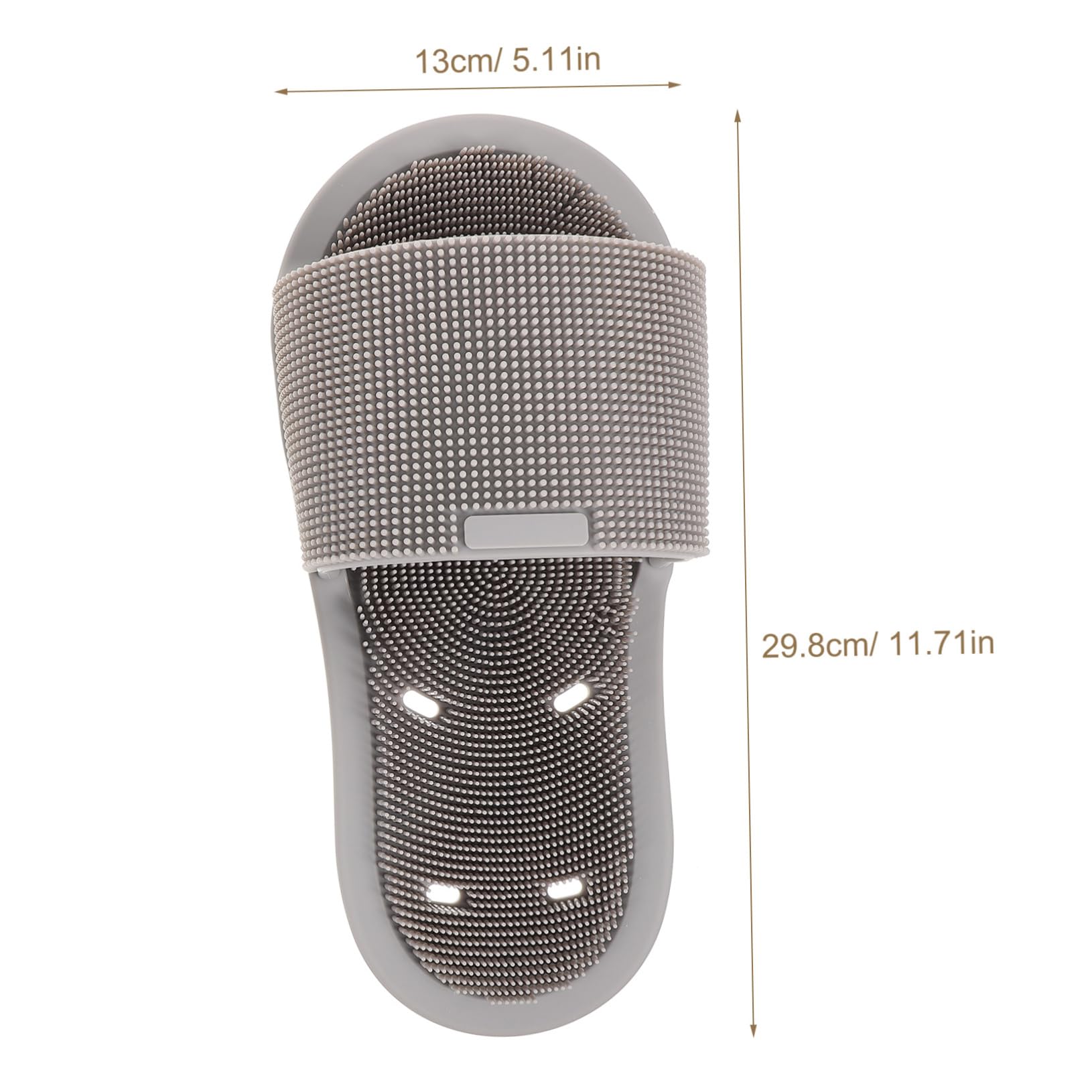 KOMBIUDA 1 Pair Comfortable Massage Slippers for Slip Foot Scrubber Slippers Relaxing Foot Care with Durable Material for Women After Long Days