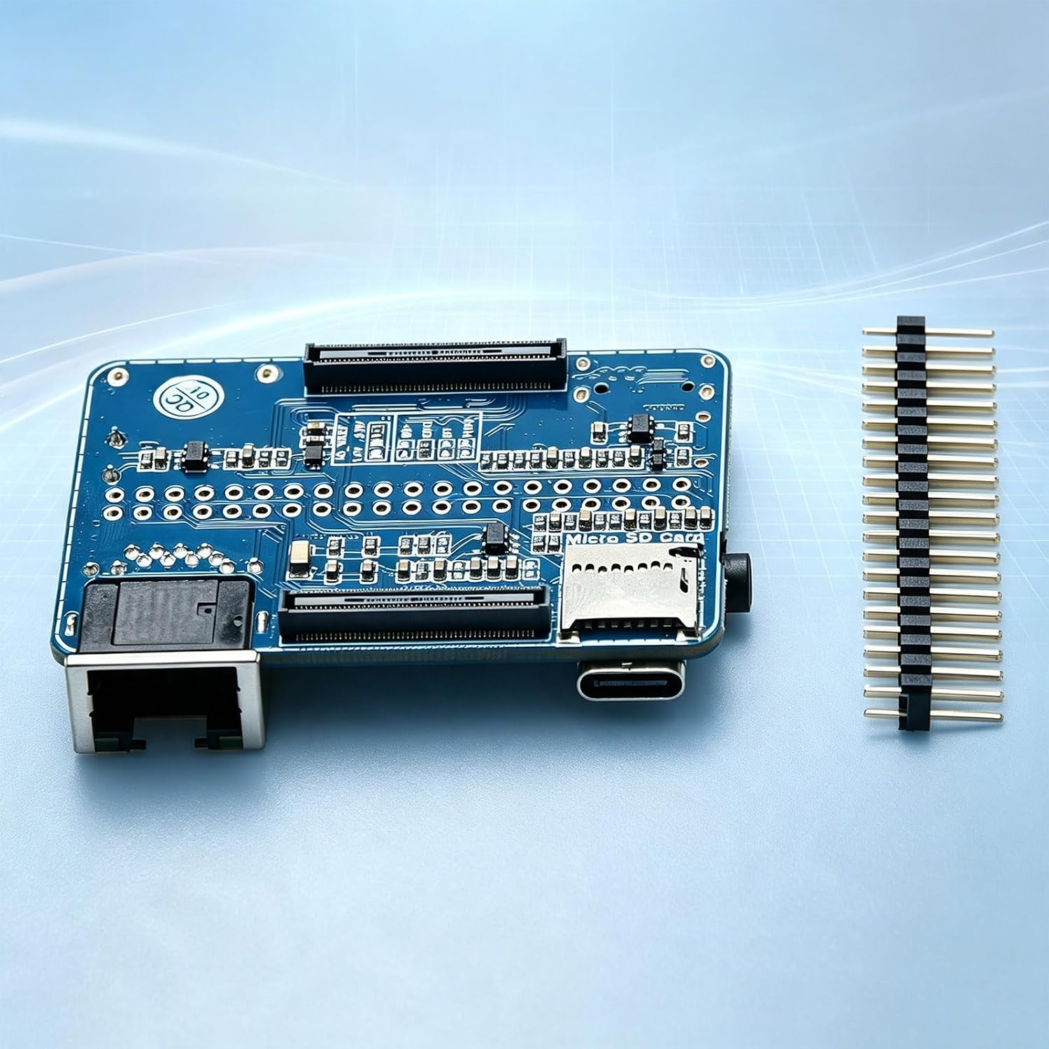 Mini HDTV USB RJ45 Expansion Board with 40PIN GPIO SD Card for Pi CM4