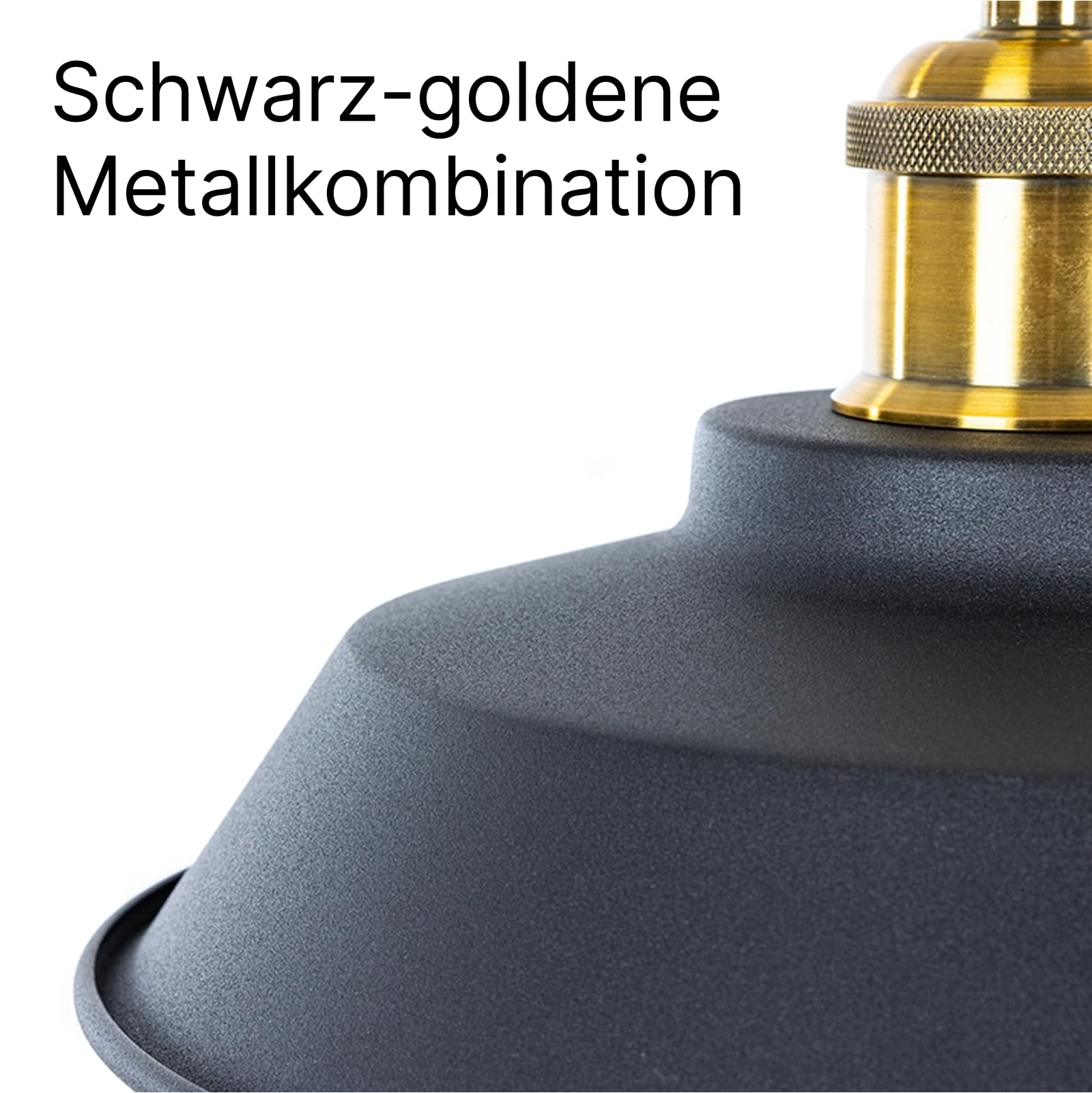 Lámpara colgante de techo para bombilla LED, metal, luz interior para pasillo, salón y cocina