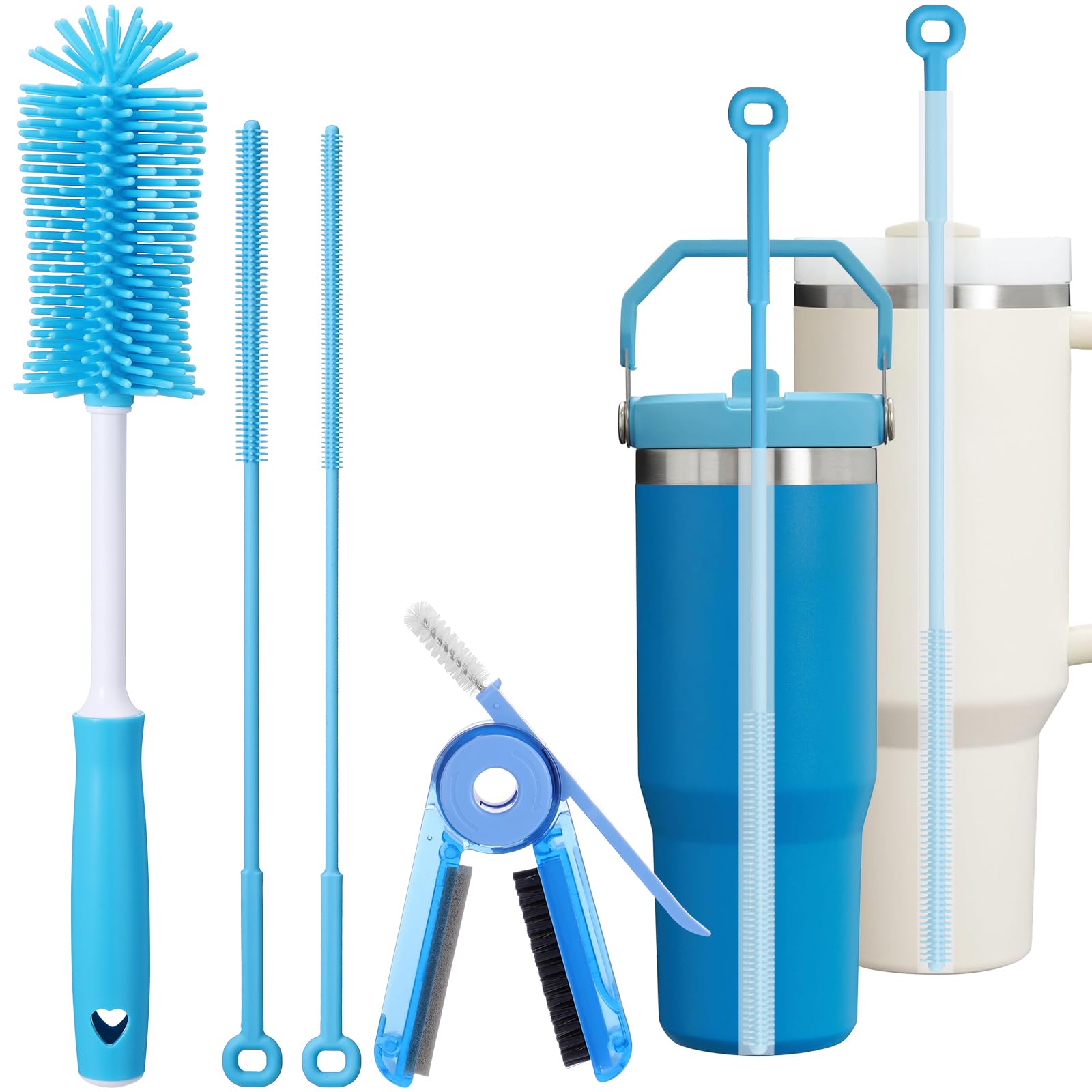 Amazon.com : XANGNIER 4 PCS Water Bottle Cleaner Brush Set for