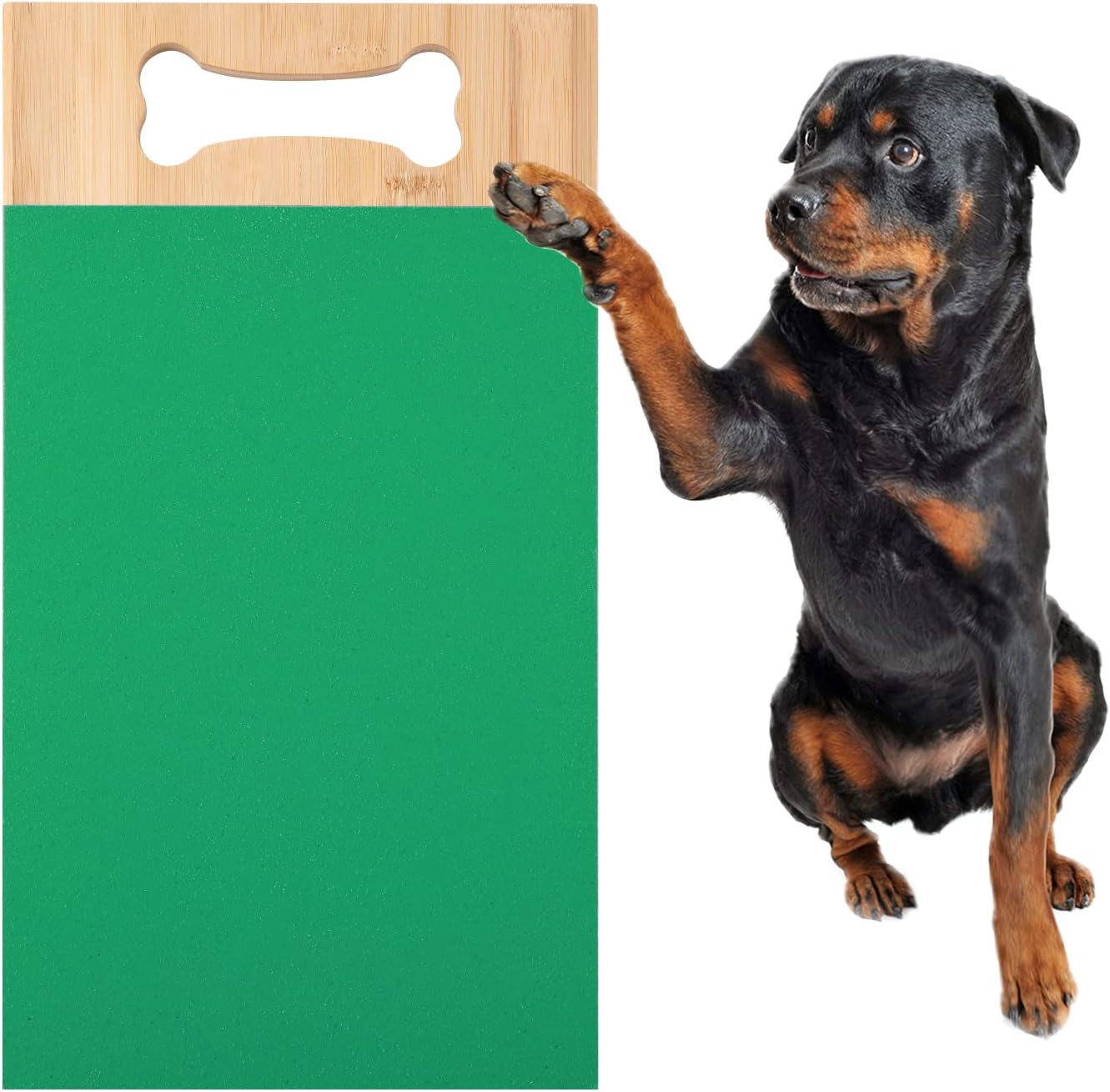 LUTER Dog Scratch Pad for Nails, Multifunctional Double