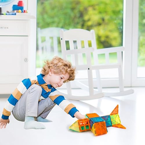 Miniatura 4 de NEOFORMERS Azulejos de construcción magnéticos 70 piezas de bloques de construcción magnéticos 3D para niños juguetes educativos STEM para niños y