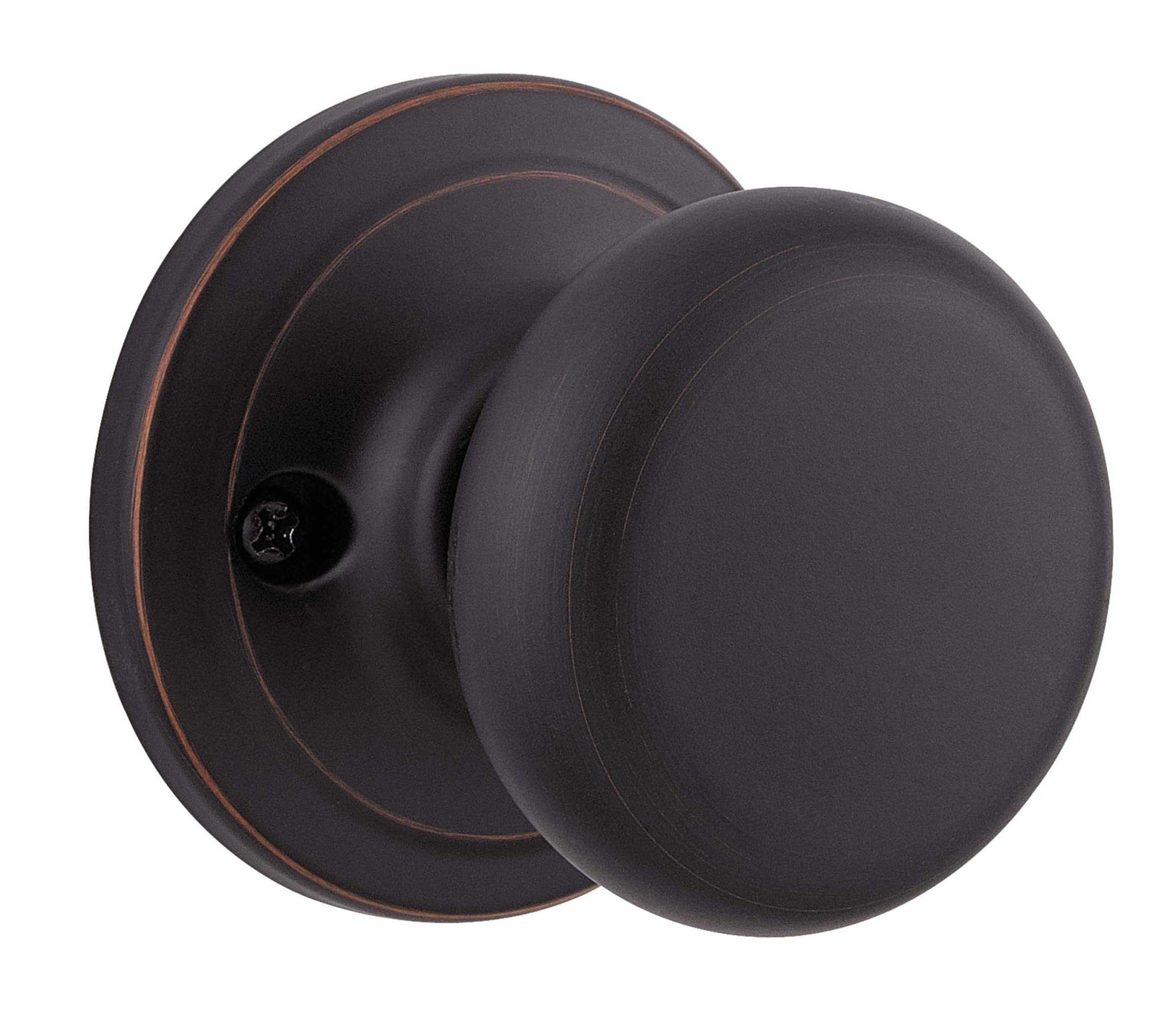 KwiksetSignature Series 97880-669 Venetian Bronze Surface Mounted Juno Half Dummy Trim Knob