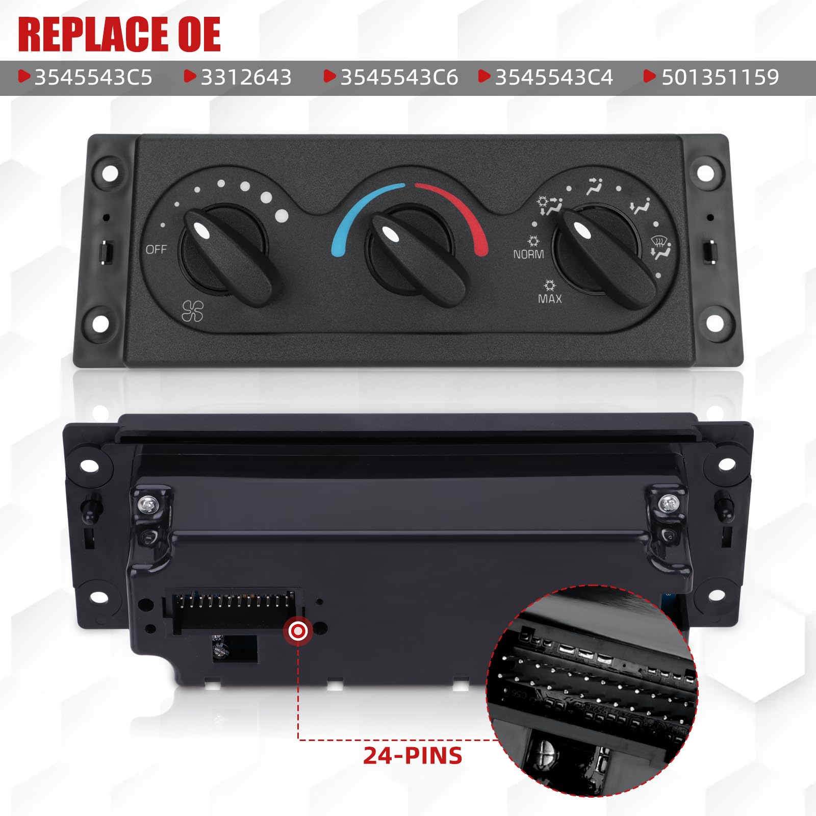 Amazon.com: 3545543C5 Heater A/C Control Switch- Fits for
