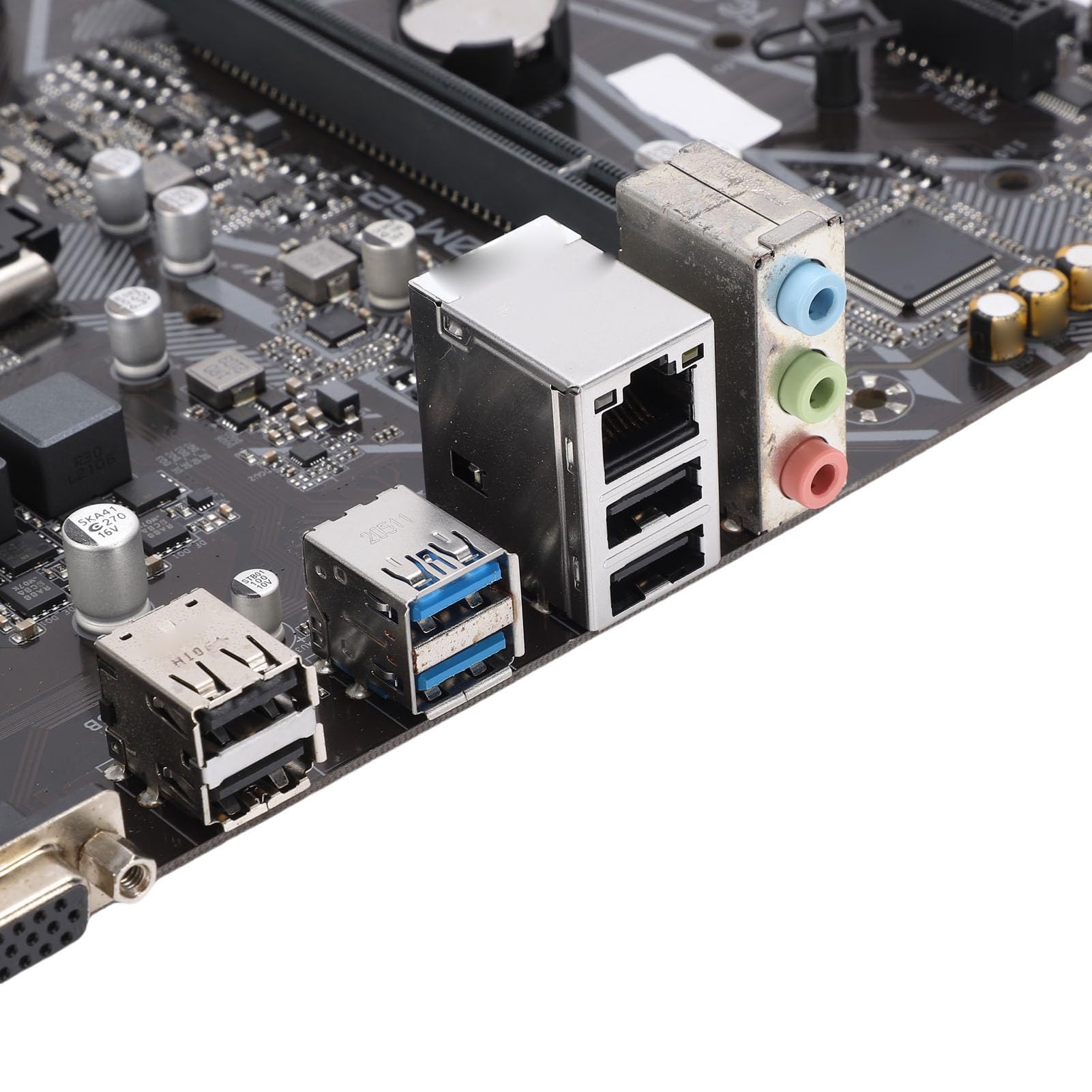 Zunate Placa Base H510M S2, LGA1200 64GB 2X DDR4 DIMM Teclado para Juegos para Procesadores Core 10.a 11.a Generación, 4 Puertos S ATA III, Salida DVI, Ranura M.2, Placa de E/S PCIe 4.0
