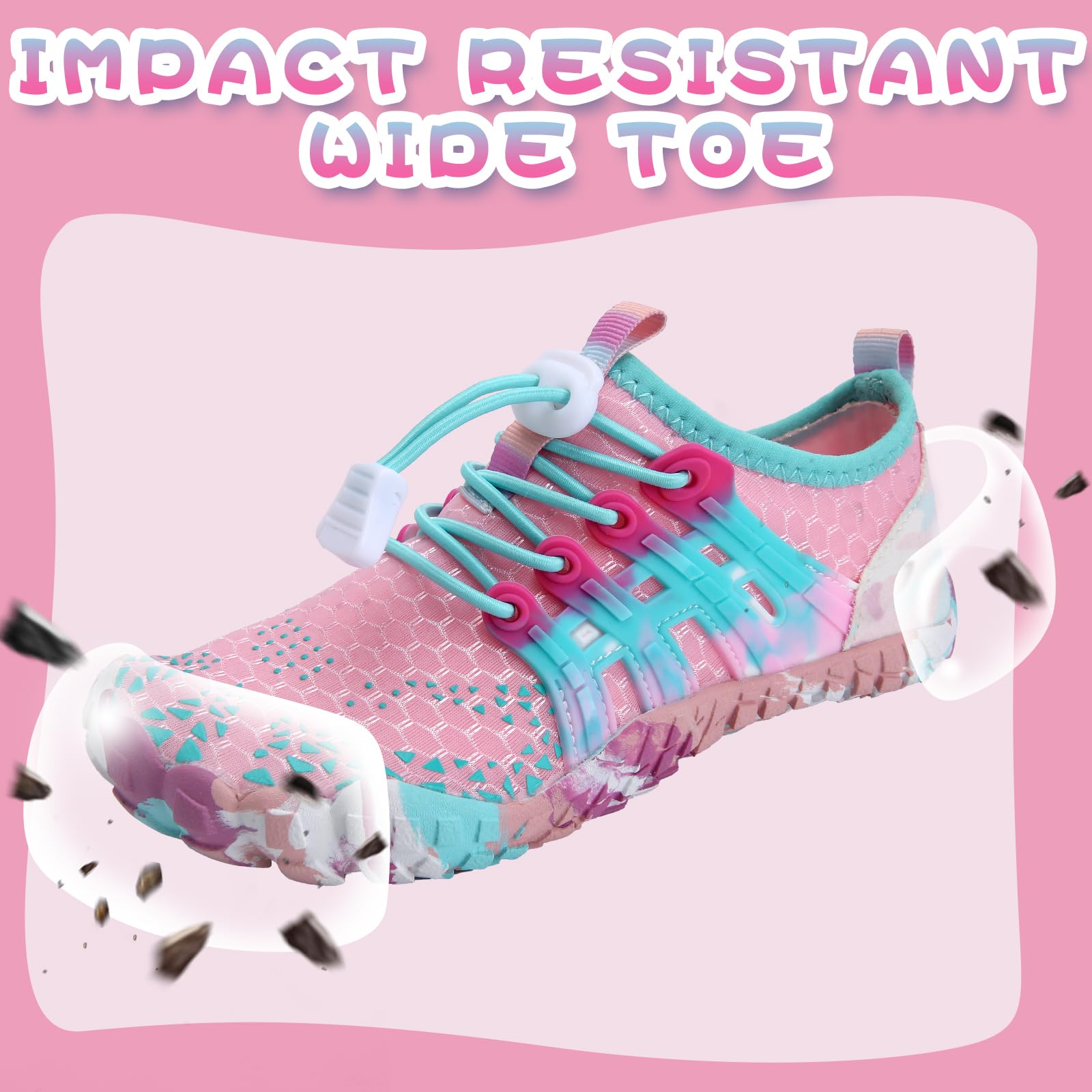 Water Shoes Kids Shoes Boys Girls Swim Shoes for Beach Pool Water Sport Aqua Quick Dry Barefoot