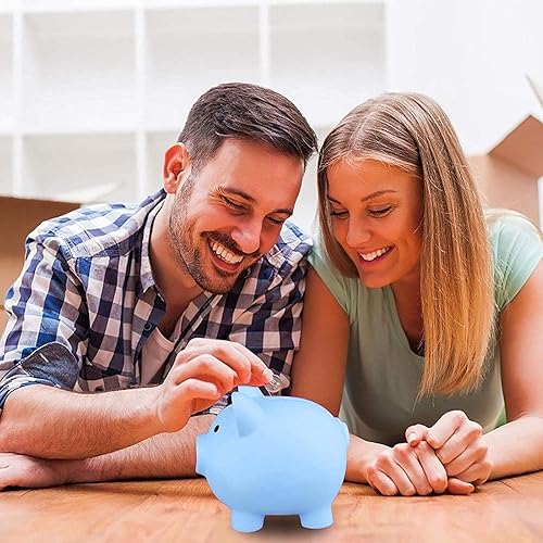 Miniatura 8 de Naysku Bonita alcancía, bonita alcancía de plástico, hucha irrompible, caja de dinero de ahorro de plástico para niños y niñas, caja de monedas