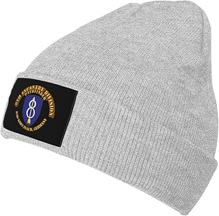 8th Infantry Division Beanie Hat Men's Womans Knitted Skull Cap Soft Warm Beanie Cap