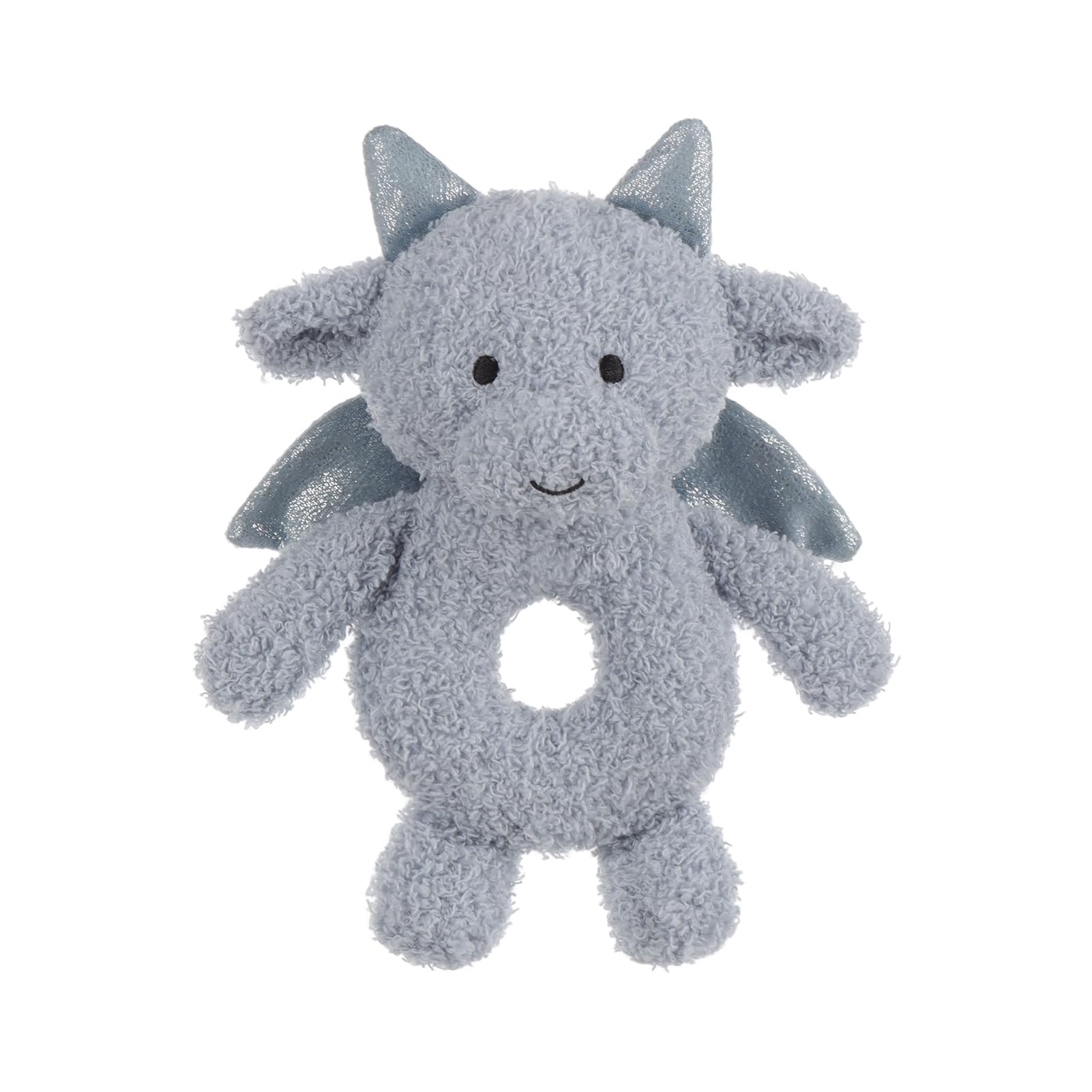 Apricot Lamb Dragon Rattle Soft Baby Rattle for Boys and Girls, Plush Stuffed Animal Rattle Toy Lovey for The Newborn, 0-3 Months, 0-6 Months and Above(Purple)