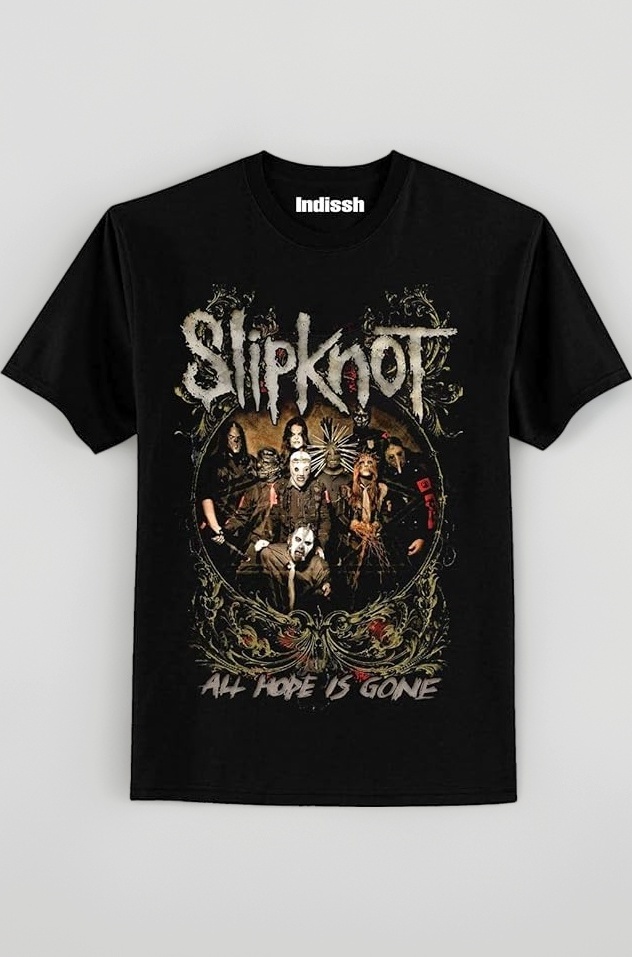 Slipknot01 Band Printed T-Shirt for Men Half Sleeve T-Shirt
