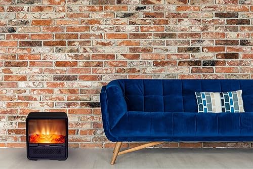 Miniatura 6 de duraflame Calentador de espacio de cubo personal con chimenea eléctrica portátil