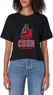 Cal State Northridge Matadors Icon Logo Officially Licensed Women's Crop Top
