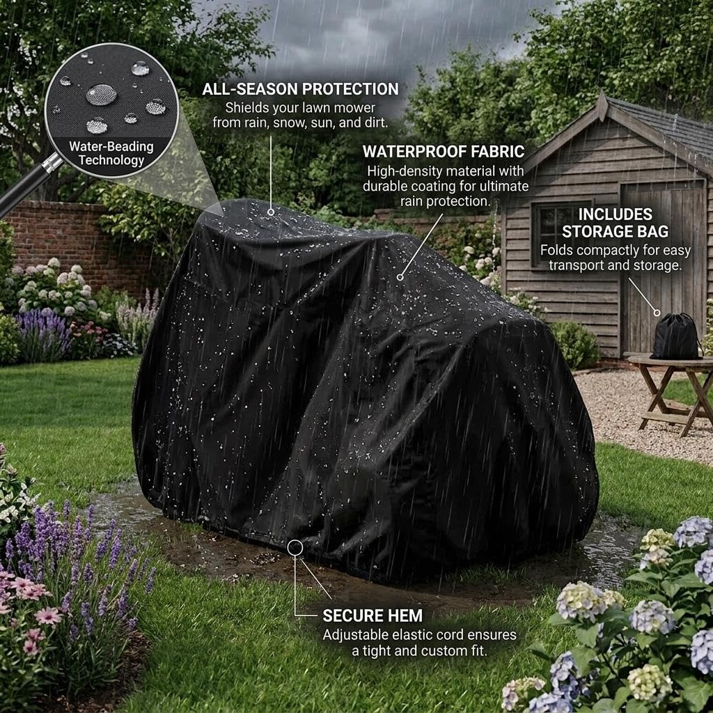 Funda Para Cortacésped Con Asiento, Accesorios Para Equipos De Jardinería