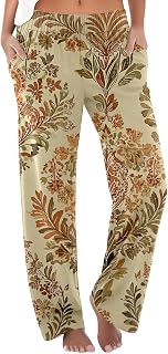 Pantalones de tiempo libre para mujer, forma de pierna ancha, cintura alta, ideales para el día a día, oficina, vacaciones, cómodos, versátiles, para cualquier época