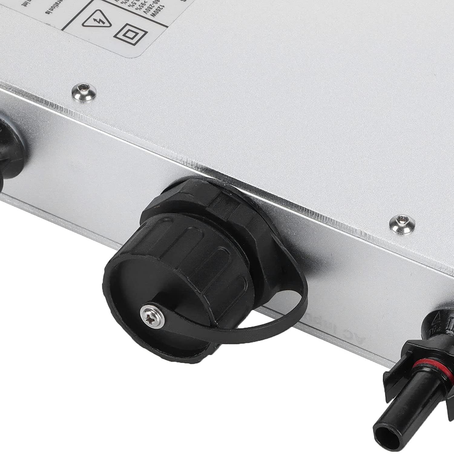 Onduleur Solaire Étanche 1200 W, Micro Onduleur Réseau 240 V, Micro Onduleur Solaire avec Connexion Secteur WVC Micro Onduleur