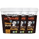 Growfitz CHOCO LAVA Peanut Butter | Indulgent Chocolate Taste | 24 g High Protein | Crunchy Peanut Butter Spread | No Palm Oil | No Added Sugar | Protein Rich, 800g - Pack of 3 gallery image