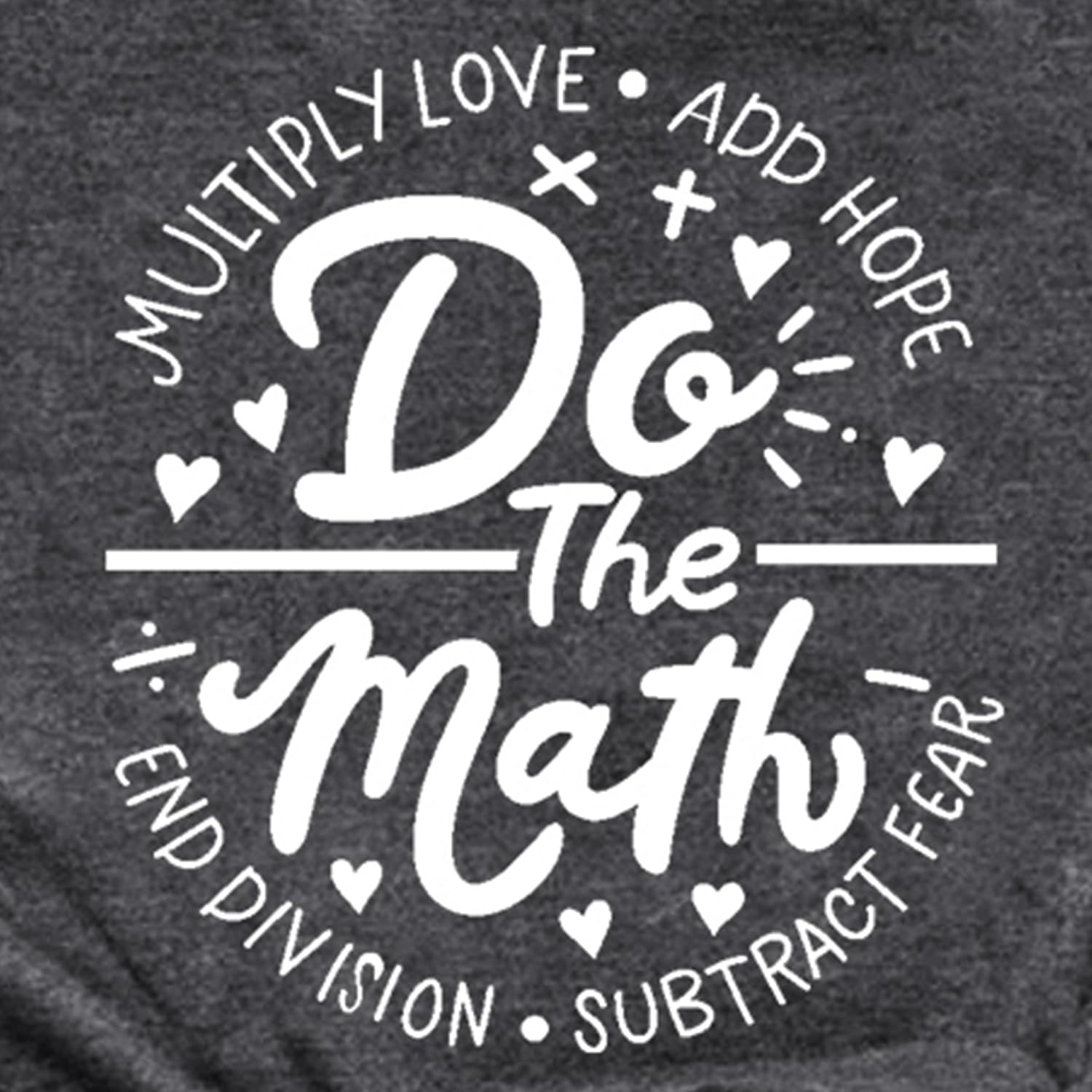 Womens Teacher Shirts Math Teacher Life Teaching T-Shirt Do The Math Print Tee Top - Image 6