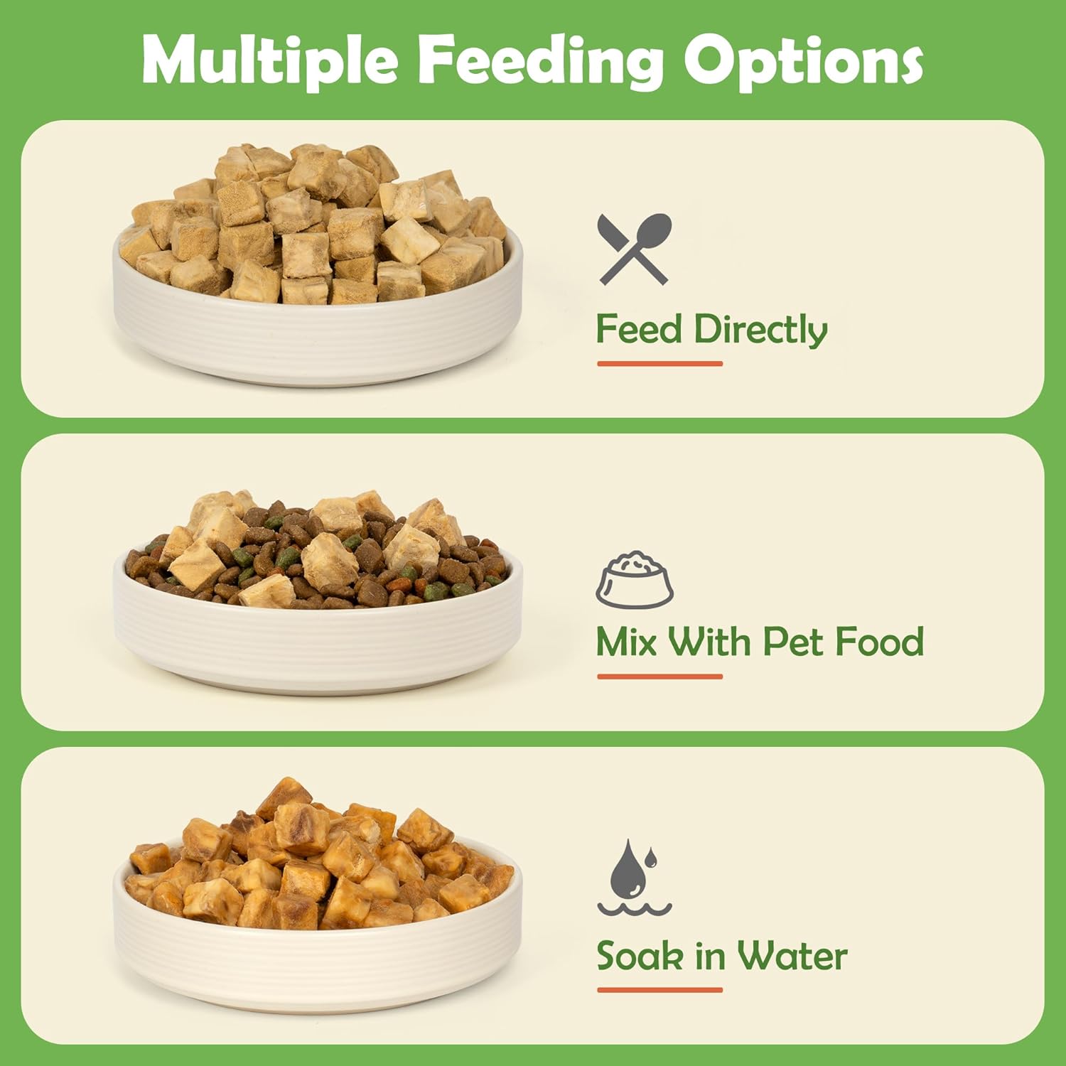 MON2SUN Freeze Dried Salmon Cat and Dog Treats, Single Ingredient Natural and Healthy Dog Snacks, High Protein Training Treats & Food Topper, 10.6oz