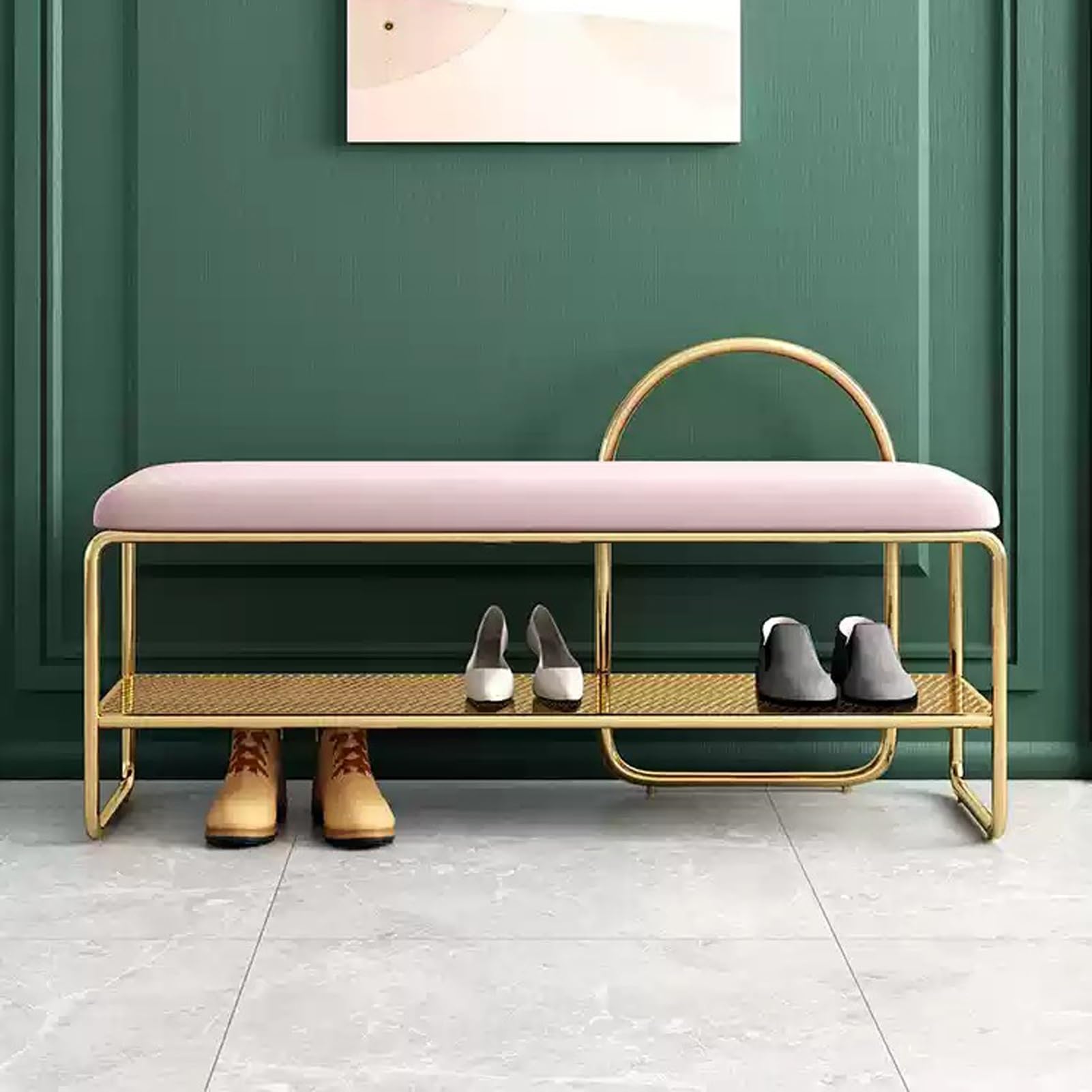 Banc de rangement à chaussures pour organiser le couloir et s'asseoir confortablement