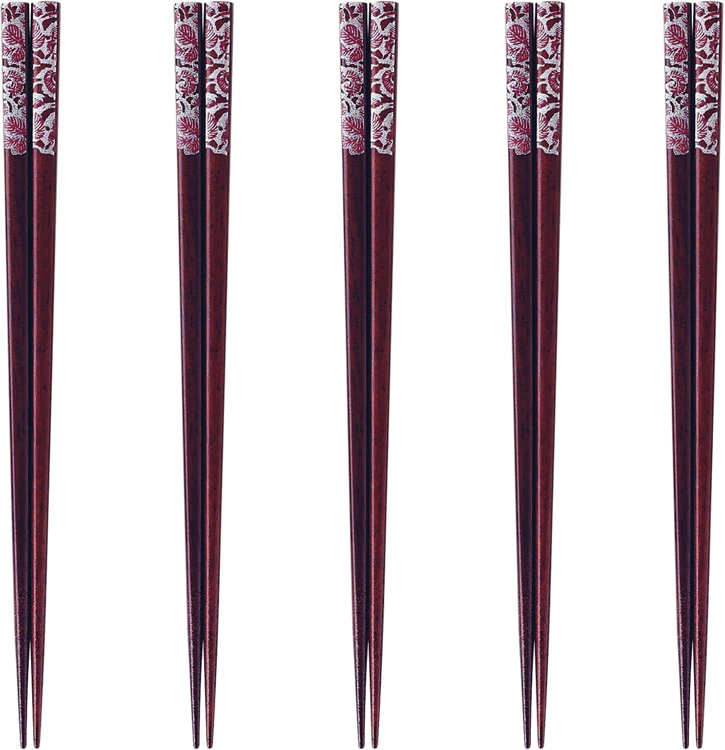 J-kitchens PID590944 Japanese Chopsticks, Set of 5 Pairs, Material: Wood, Chopsticks, Made in Japan