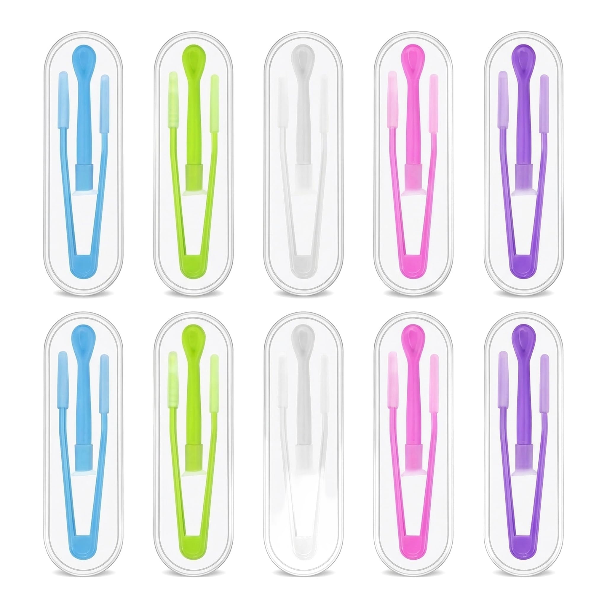 Photo 1 of 10 Pack Contact Lens Remover Tool Kit with Case, Colorful Contact Lens Applicator & Inserter, Soft Tip Tweezers and Suction Cup Contact Lens Removal Tool for Soft and Hard Contact Lenses