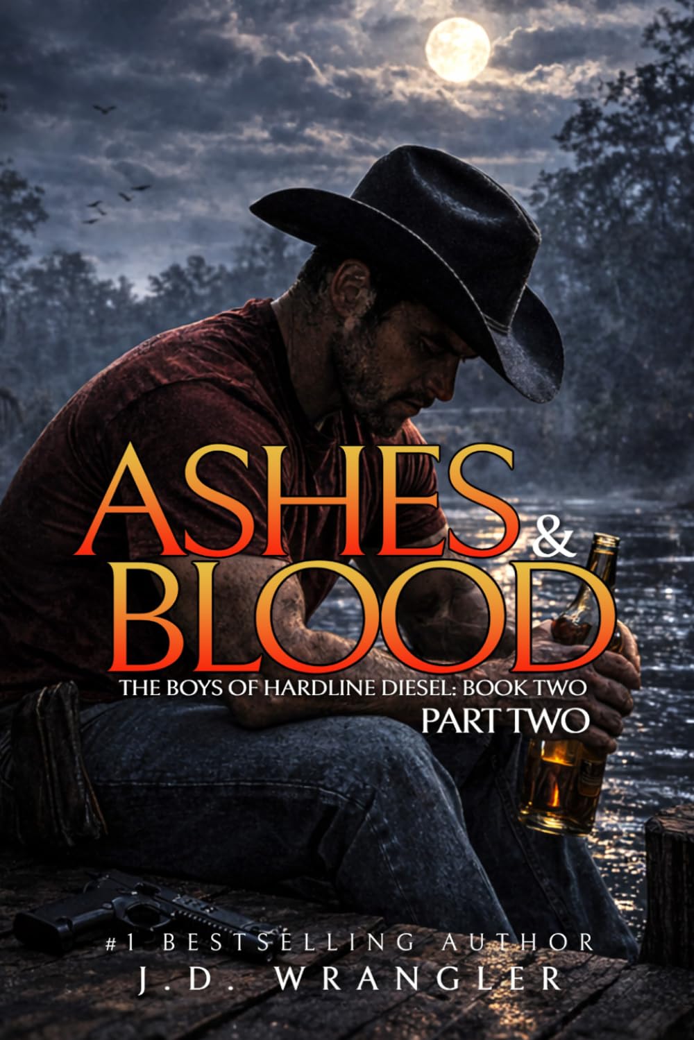 Ashes & Blood: Part Two: A Dark, M/M Southern Gothic Crime Novel (The Boys of Hardline Diesel)