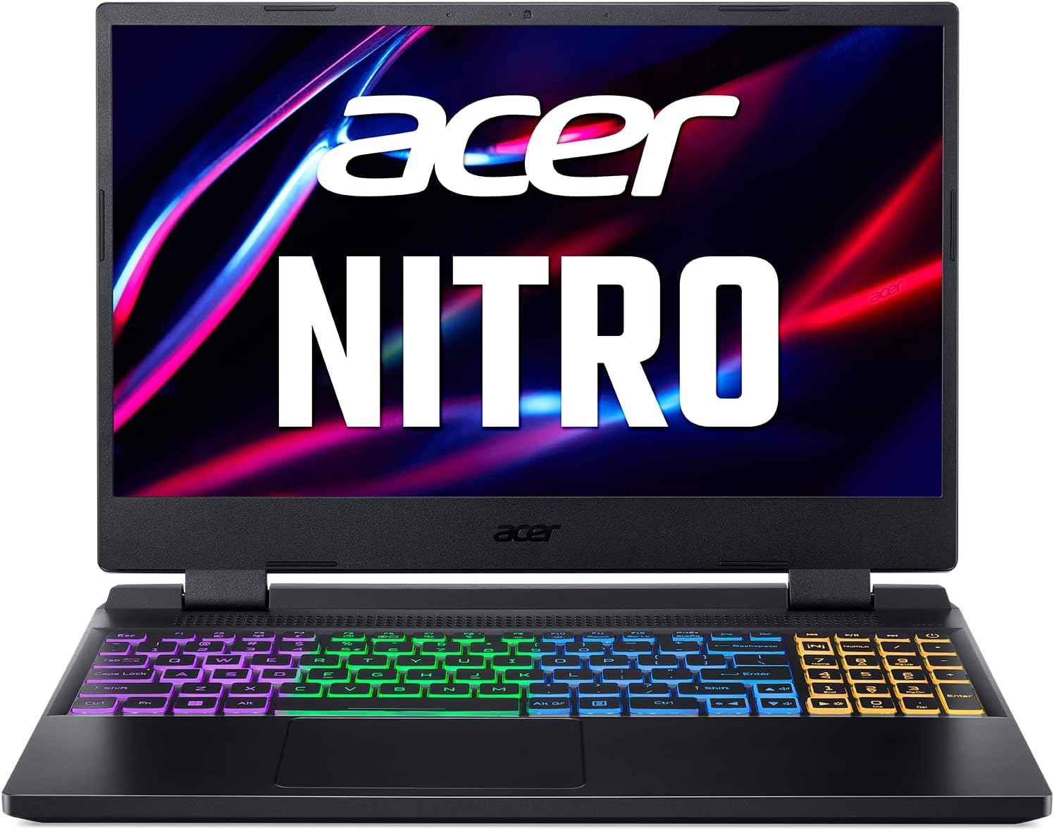 Nitro 5 Gaming Laptop/ 12th Gen Intel Core i5-12450H Processor 12 core/ 15.6"(39.6cms) FHD 144Hz Display (8GB/512GB SSD/RTX 3050 Graphics/Windows 11 Home/RGB), AN515-58 + Xbox Game Pass Ultimate