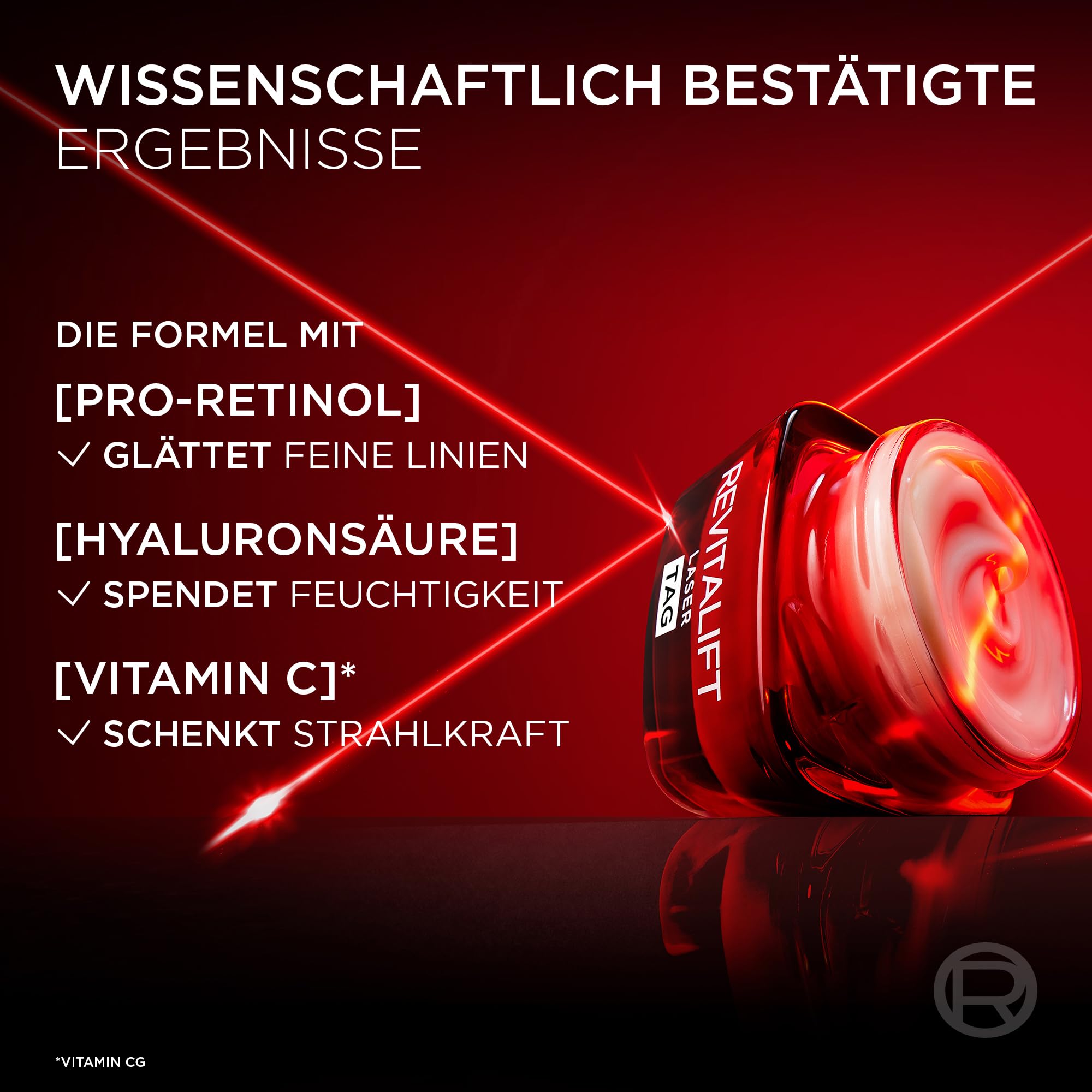 L'Oréal Paris Dreifach-Power Anti-Aging Set, Serum 30 ml und Tagescreme 50 ml, mit 3-fach Wirkung, gegen Falten, mit Pro-Retinol, Hyaluron und Vitamin C, Revitalift Laser, Amazon Exklusiv