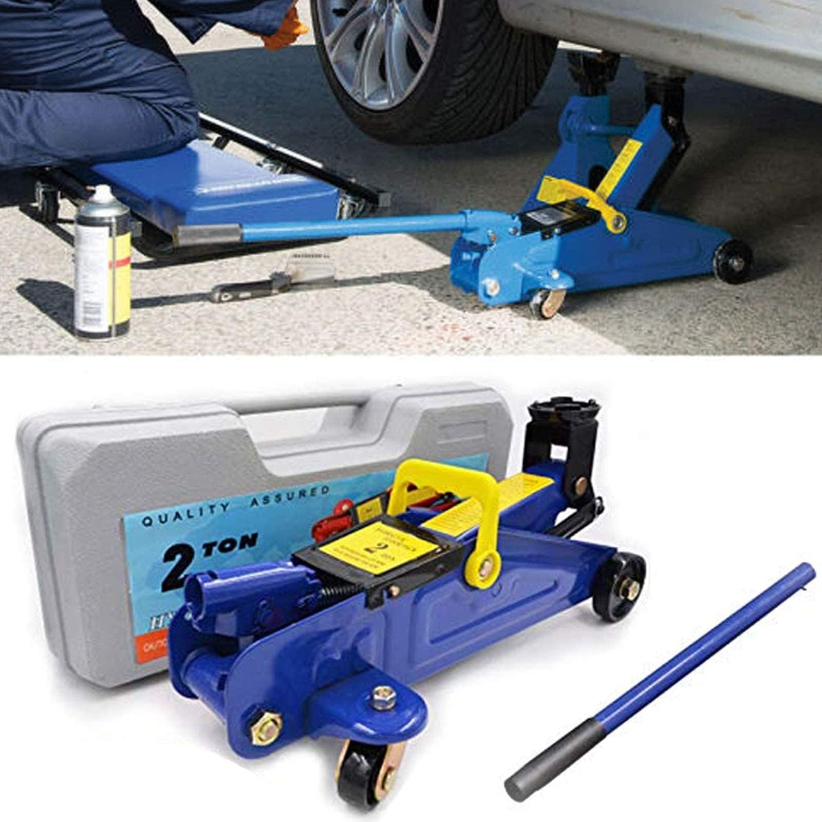 HYDRAULIC FLOOR TROLLEY Jack 2 Ton 2000kg Tonne Car Van Suv High Lift - View #8