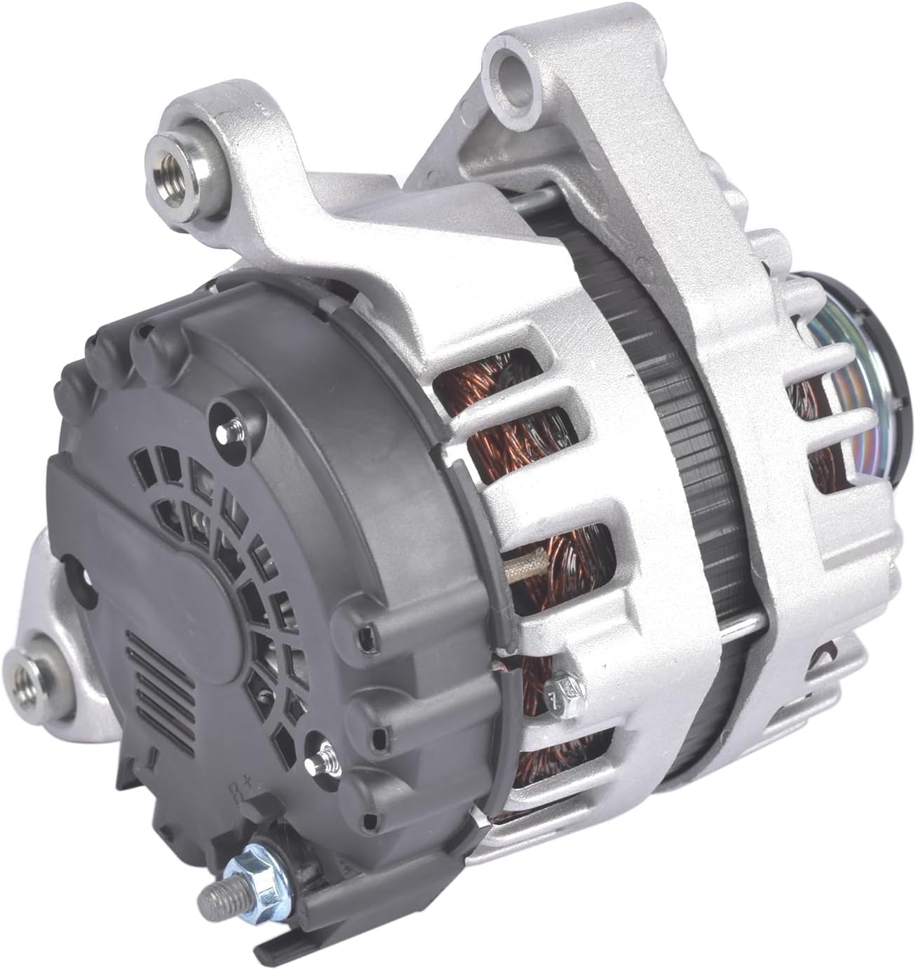 GELUOXI Alternator 130A 12V 6-Groove Replacement for Buick Encore 2013-2021 Chevy Trax 2015-2021 Cruze 2011 L4 1.4L 1204437 1202215 13588289