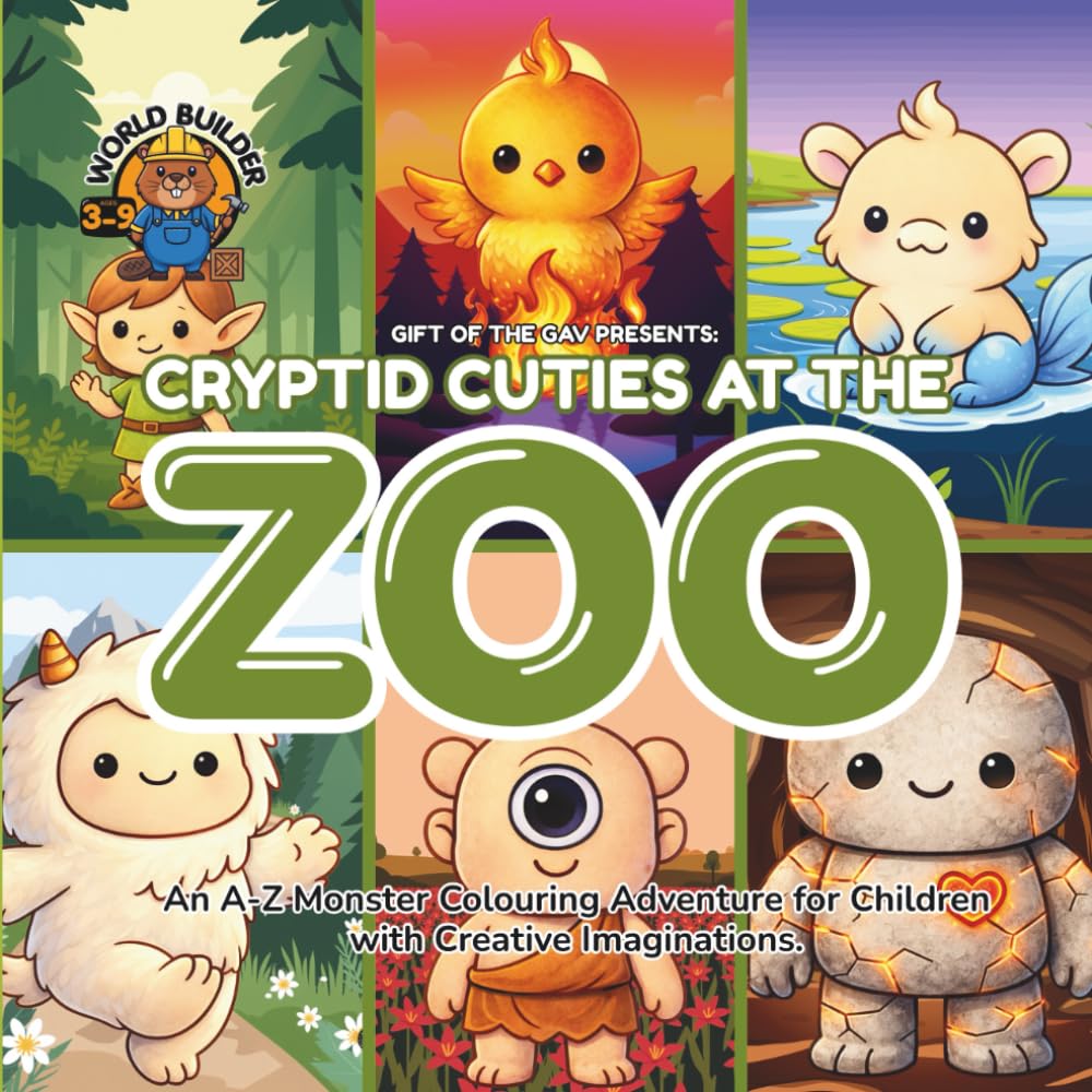 Cryptid Cuties at the Zoo: An A-Z Monster Colouring Adventure for Children with Creative Imaginations. (World Builder)