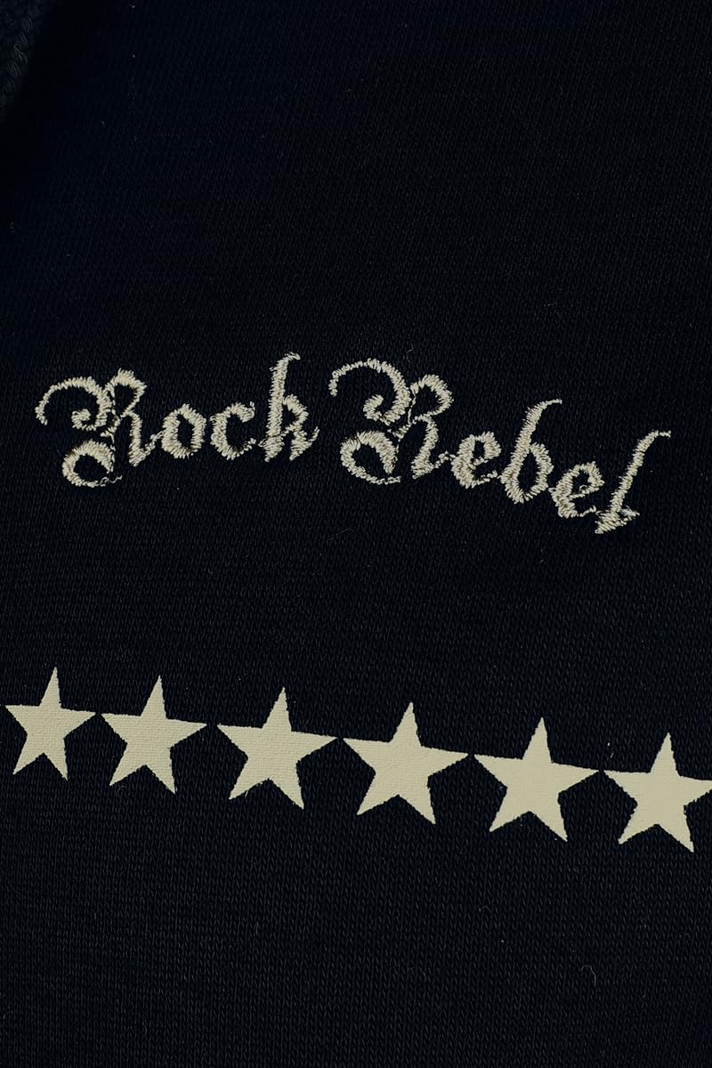 Rock Rebel by EMP Damen Kapuzenjacke Skulls & Details schwarz