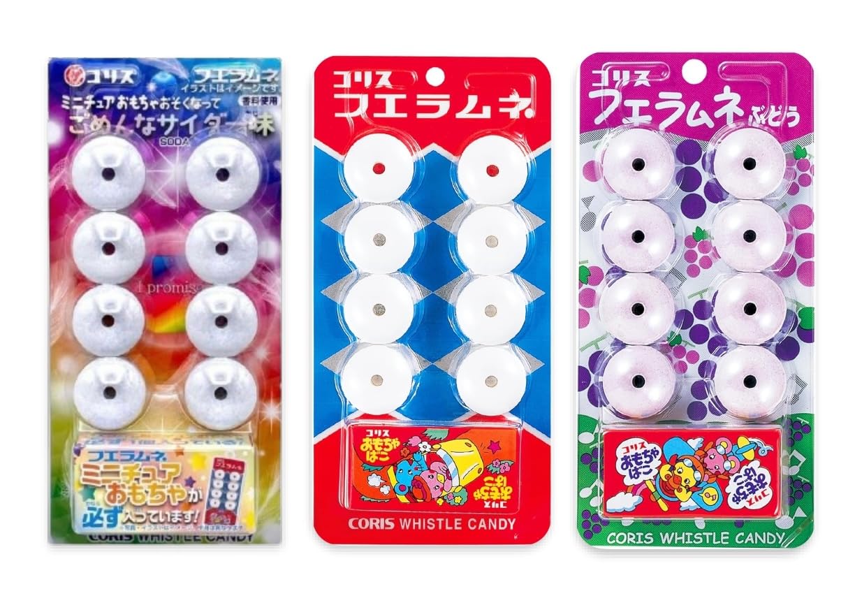 フエラムネミニチュアおもちゃおそくなってごめんなサイダー味