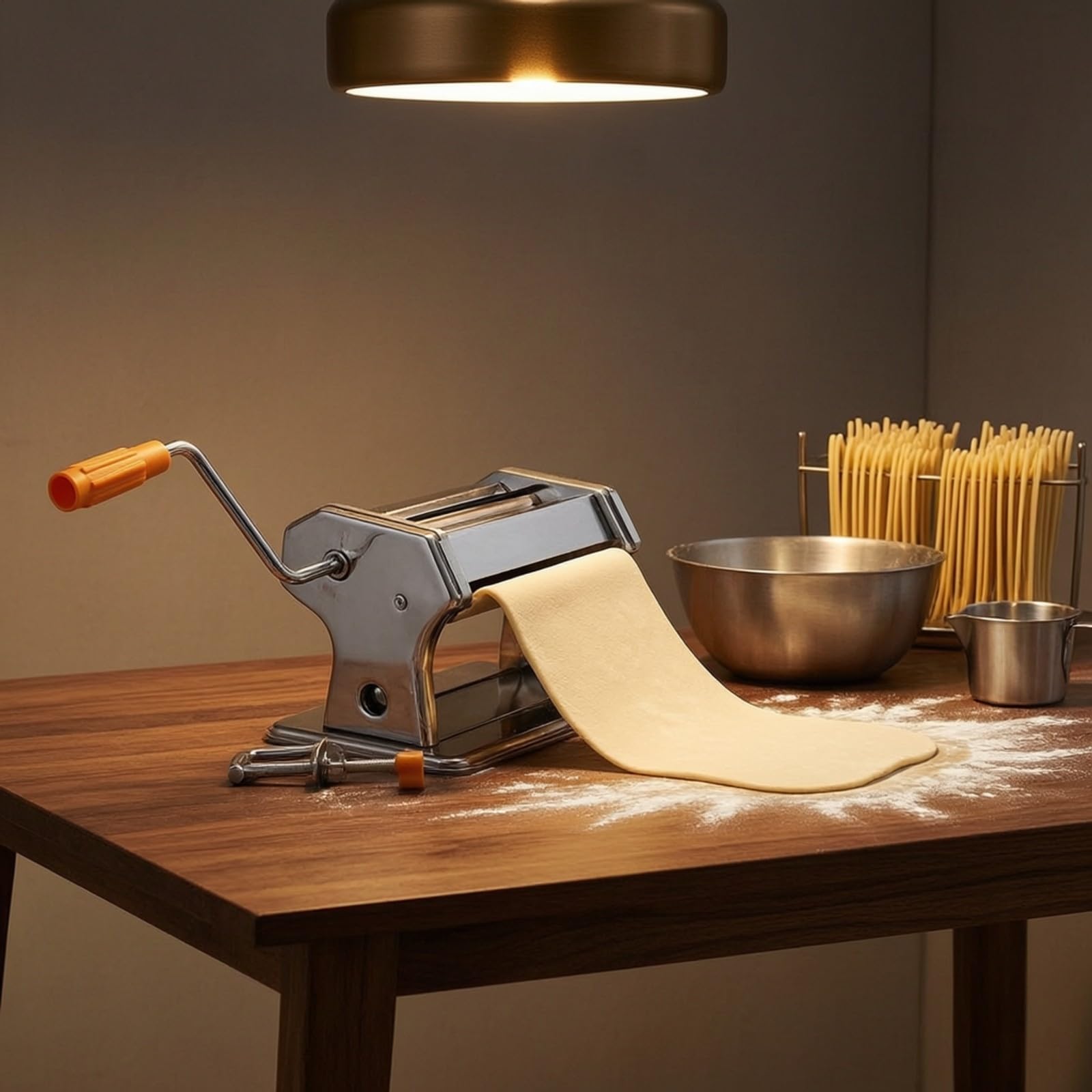 Máquina Pasta con Manija Ajustable