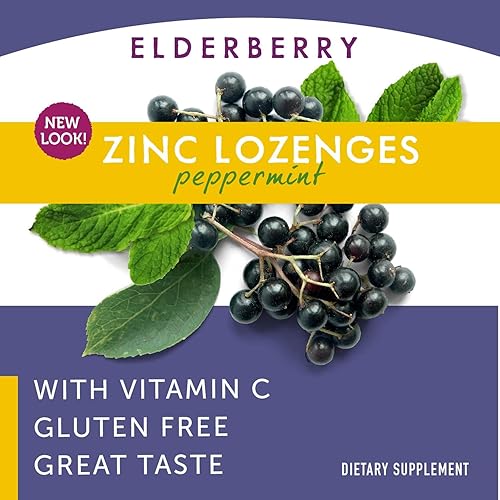 Miniatura 8 de Nature's Way Sambucus Pastillas de zinc con saúco y vitamina C, sabor a menta, 24 pastillas (paquete de 2)